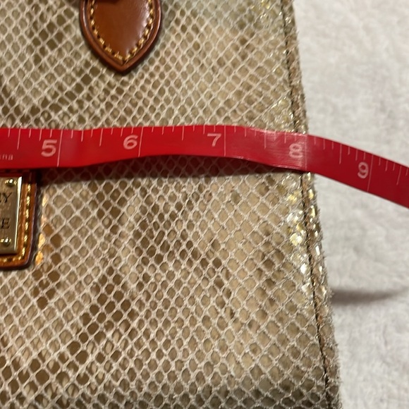 Dooney & Bourke Tan and Brown Snake Print Handbag - Picture 11 of 14